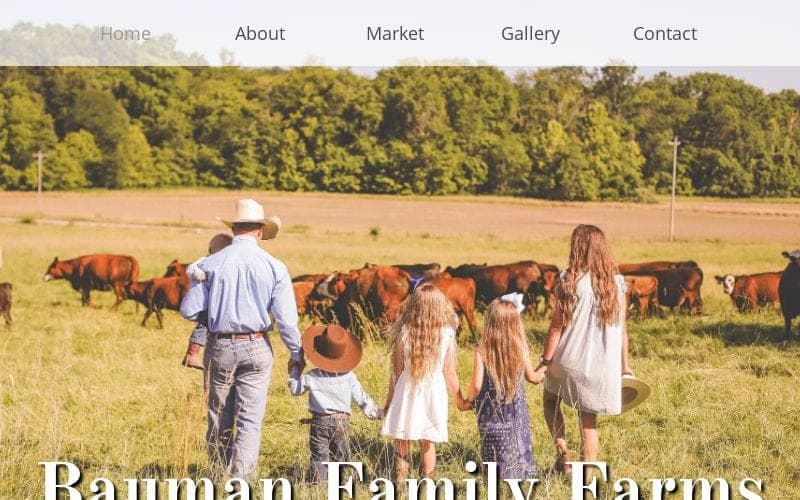 Bauman Family Farms — pasture-raised beef in KY