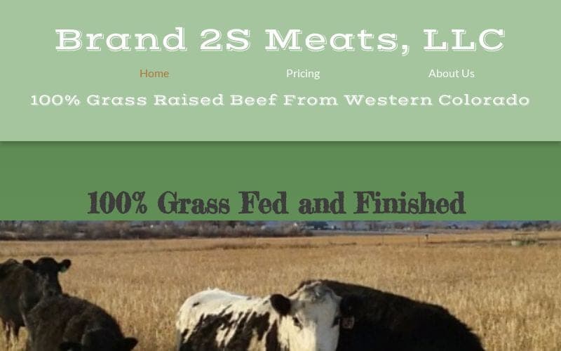 Brand 2S Meat, LLC — pasture-raised beef in Grand Junction, CO