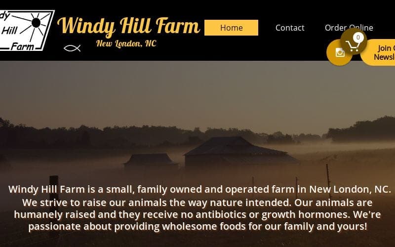 Windy Hill Farm — pasture-raised beef in New London, NC
