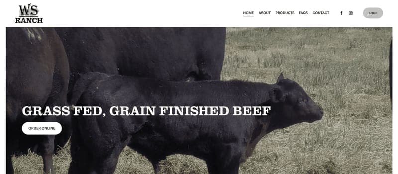 WS Ranch — pasture-raised beef producer in Vernal, Utah